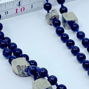 Lapis Lazuli + Pyrite with optional Pendant